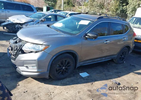 2018 Nissan Rogue Sv из США, поврежденный, VIN 5N1AT2MT7JC749773